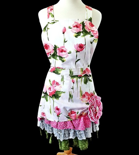 Apron for women handcrafted - for,