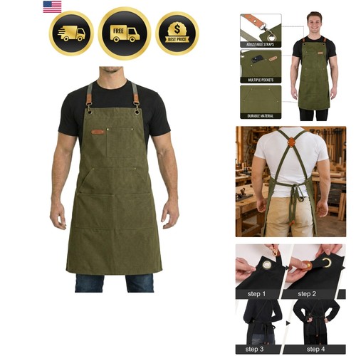 Canvas chef apron for - chef,